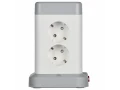 DOMINIC Удлинитель У08K 8 мест 2P+PE 1,5м 3х1,0мм2 16А/250В USB A+C 20Вт серый ИЭК