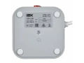 DOMINIC Удлинитель У08K 8 мест 2P+PE 1,5м 3х1,0мм2 16А/250В USB A+C 20Вт серый ИЭК