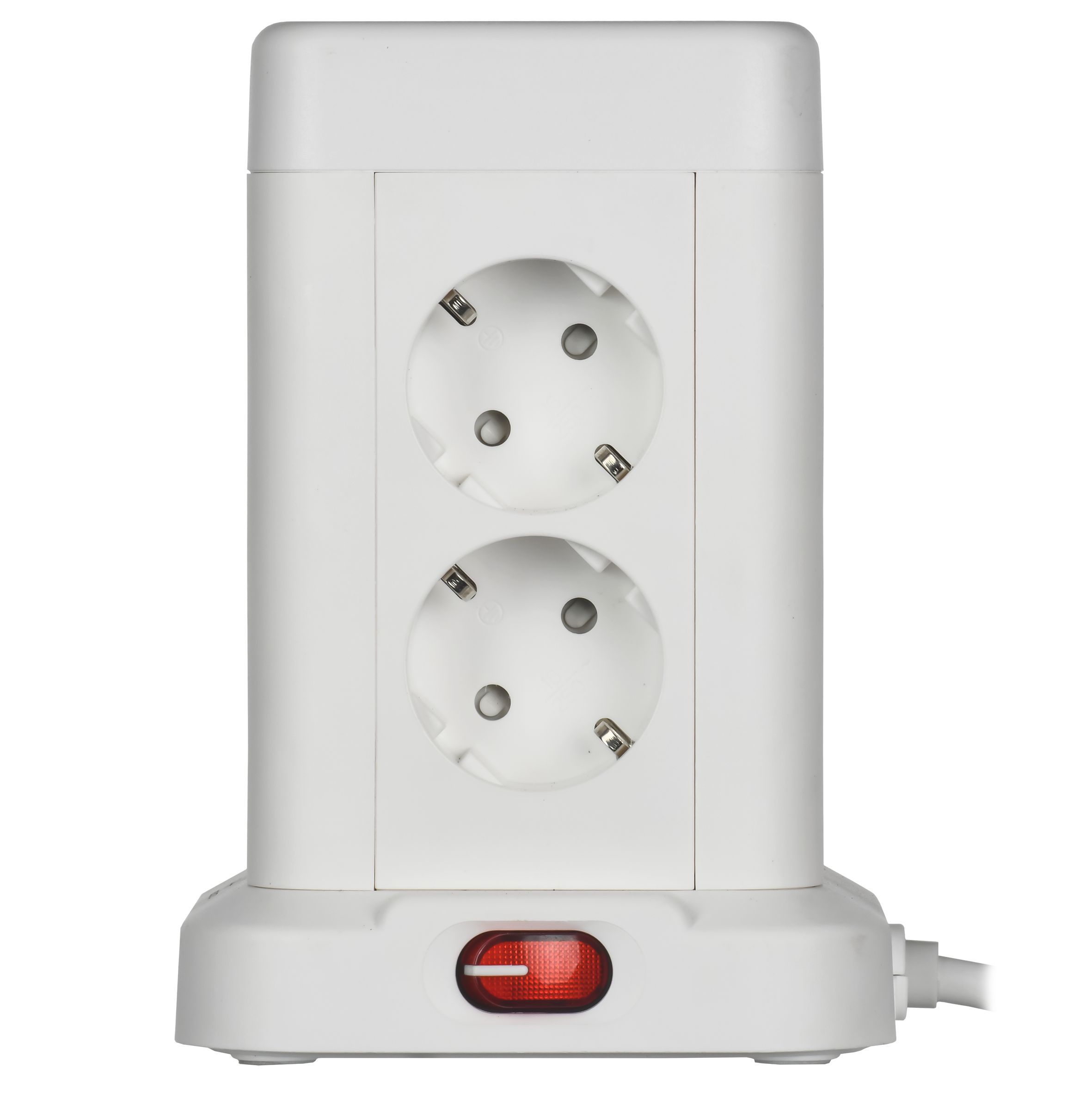 DOMINIC Удлинитель У08K 8 мест 2P+PE 1,5м 3х1,0мм2 16А/250В USB A+C 20Вт белый ИЭК