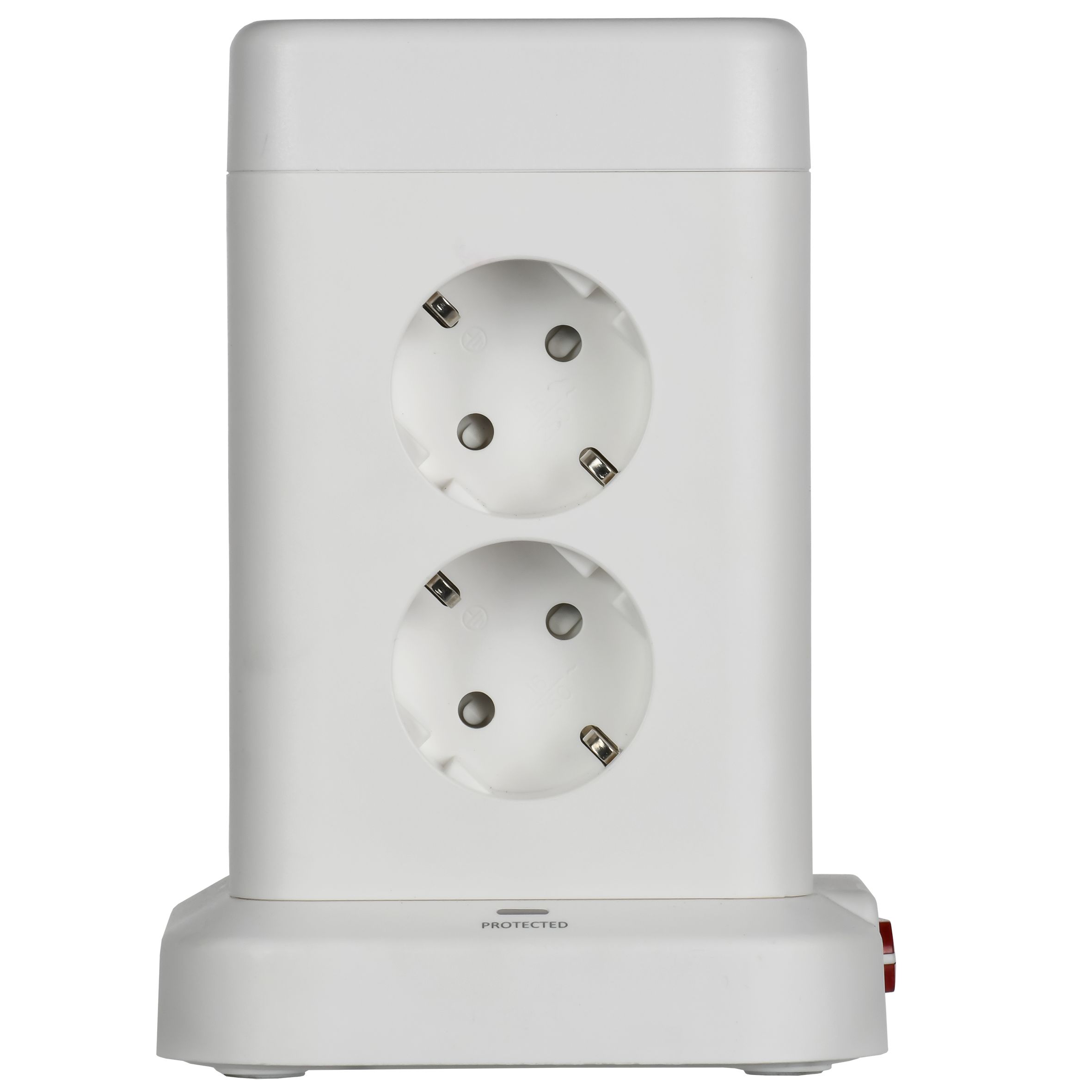 DOMINIC Удлинитель У08K 8 мест 2P+PE 1,5м 3х1,0мм2 16А/250В USB A+C 20Вт белый ИЭК