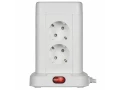 DOMINIC Удлинитель У08K 8 мест 2P+PE 1,5м 3х1,0мм2 16А/250В USB A+C 20Вт белый ИЭК
