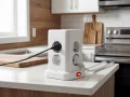 DOMINIC Удлинитель У08K 8 мест 2P+PE 1,5м 3х1,0мм2 16А/250В USB A+C 20Вт белый ИЭК