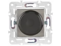 SKANDY Светорегулятор поворотный 600Вт SK-D01N металл никель IEK