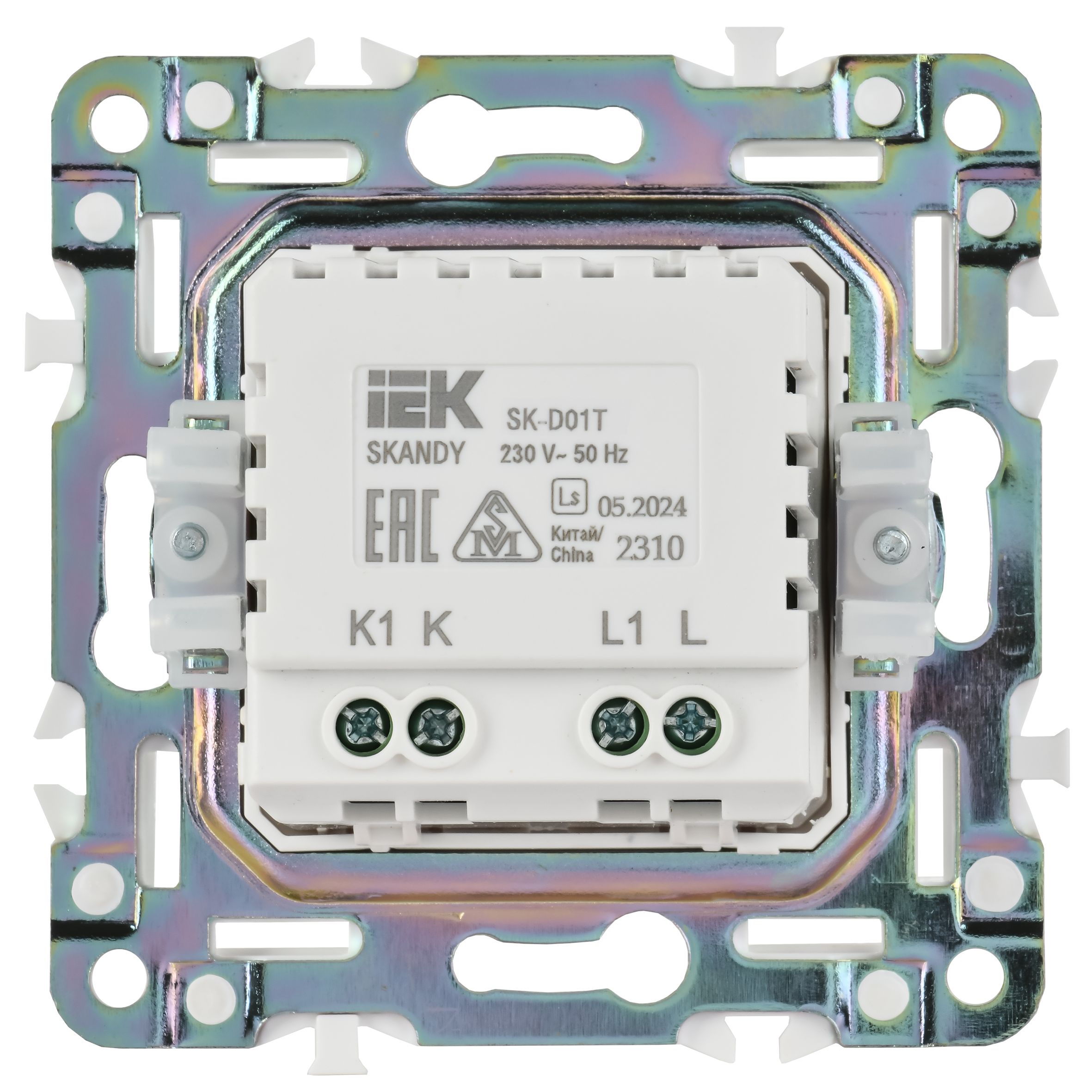 SKANDY Светорегулятор поворотный 600Вт SK-D01T титан IEK