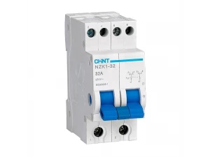 Модульный переключатель NZK1-32 2P 32А 3 положения (R) (CHINT) 643001