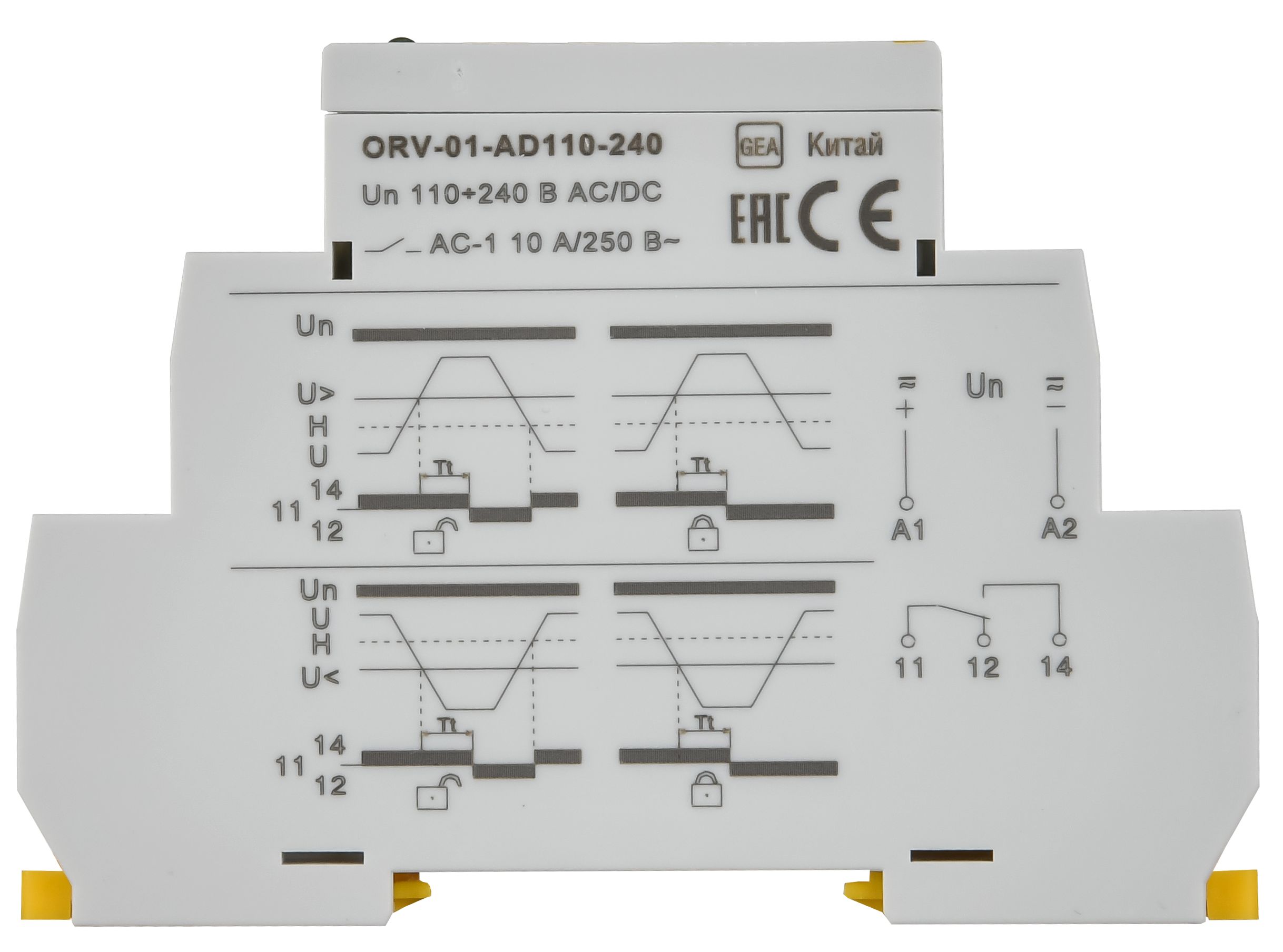 Реле напряжения ORV. 1ф 110-240 В AC/DC ИЭК