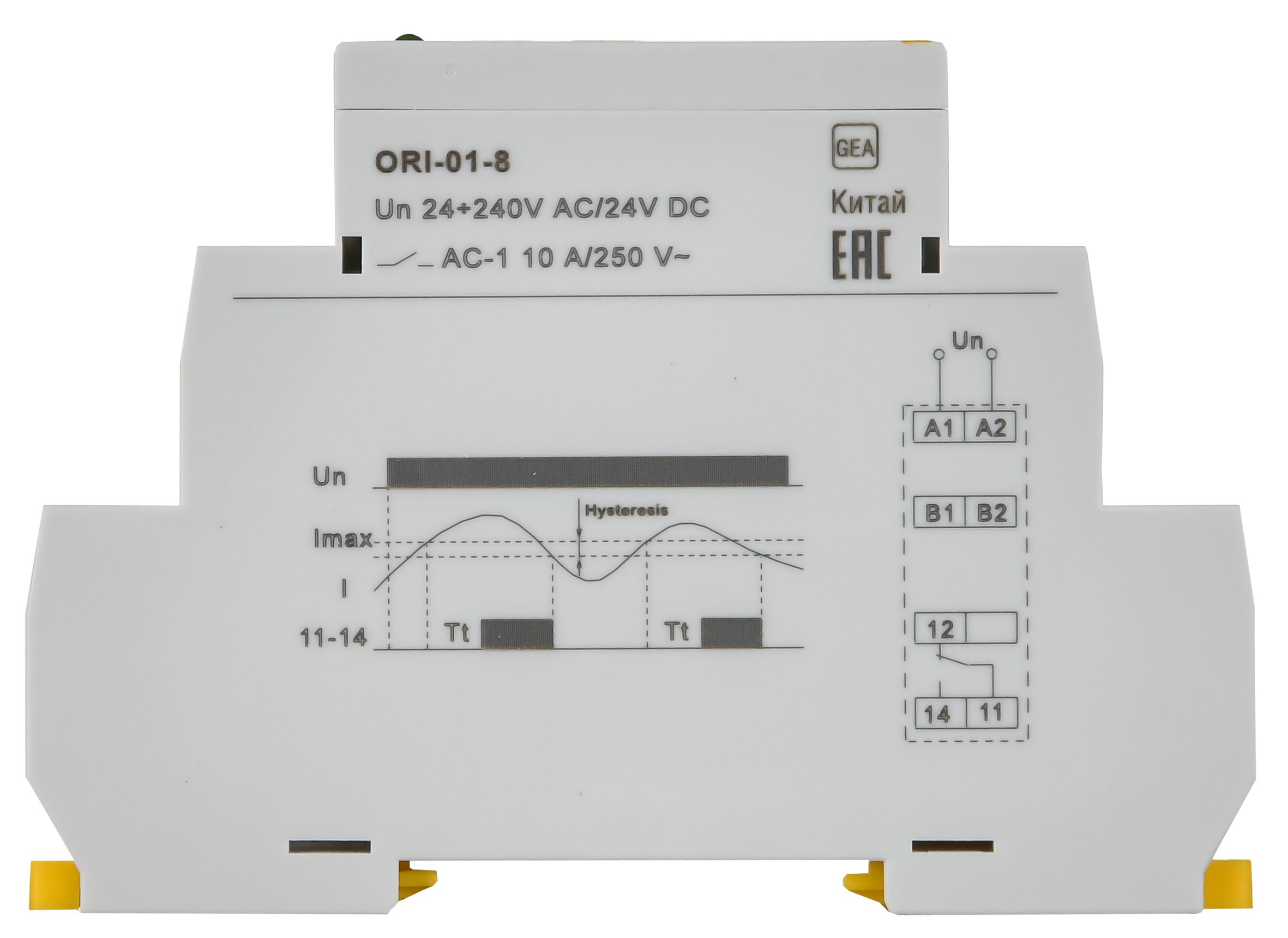 Реле контроля тока ORI 0,8-8А 24-240В AC/24В DC IEK
