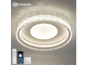 Светильник светодиодный управляемый VENERA 100W R-APP-485x100-WHITE/CLEAR-220-IP20